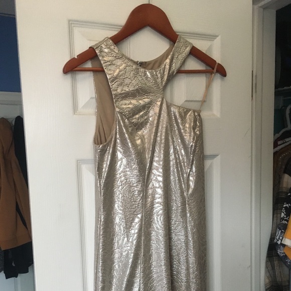 gold dress - Picture 3 of 4